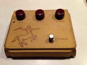 The Klon Centaur guitar pedal.