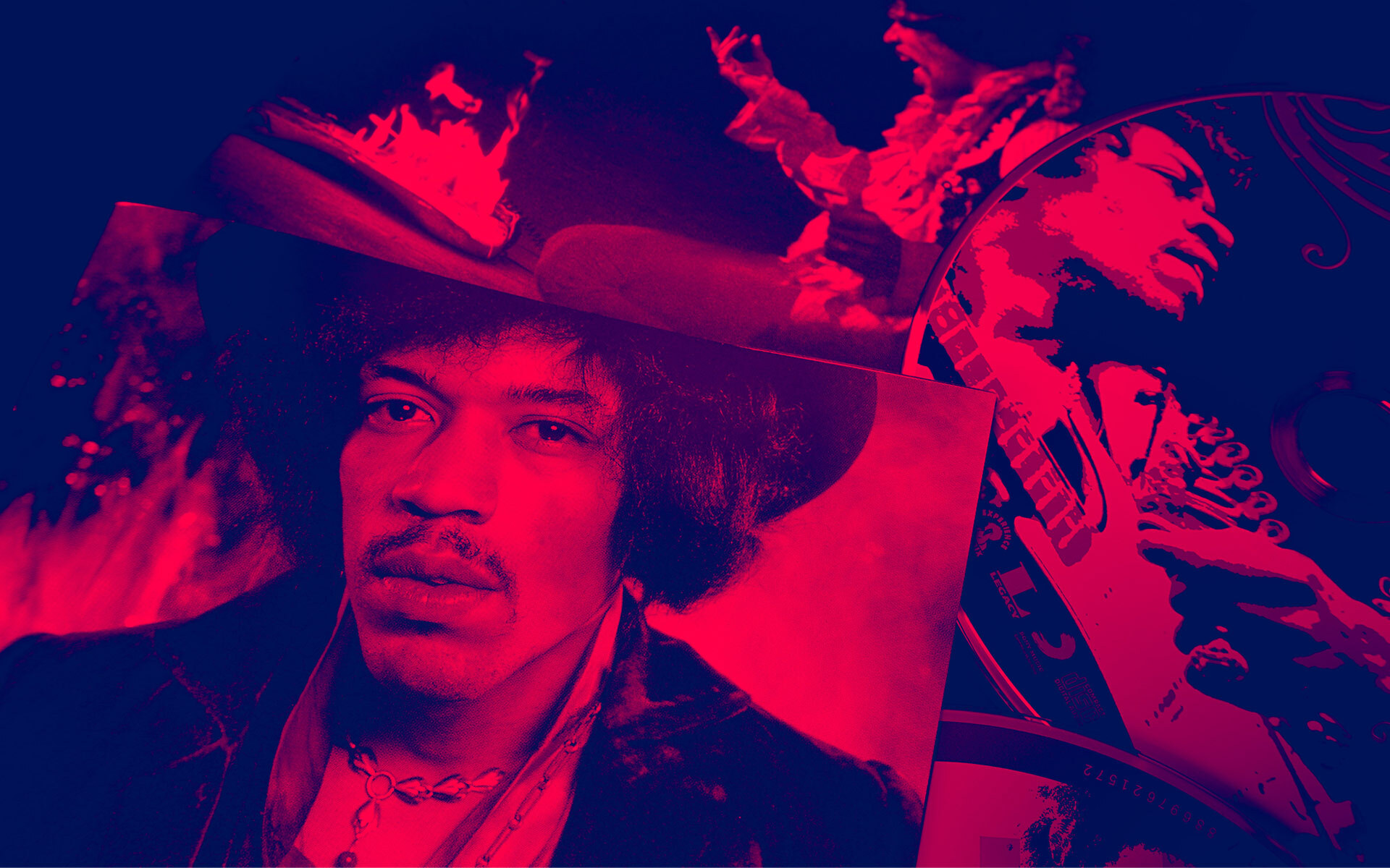 jimi hendrix psychedelic wallpaper