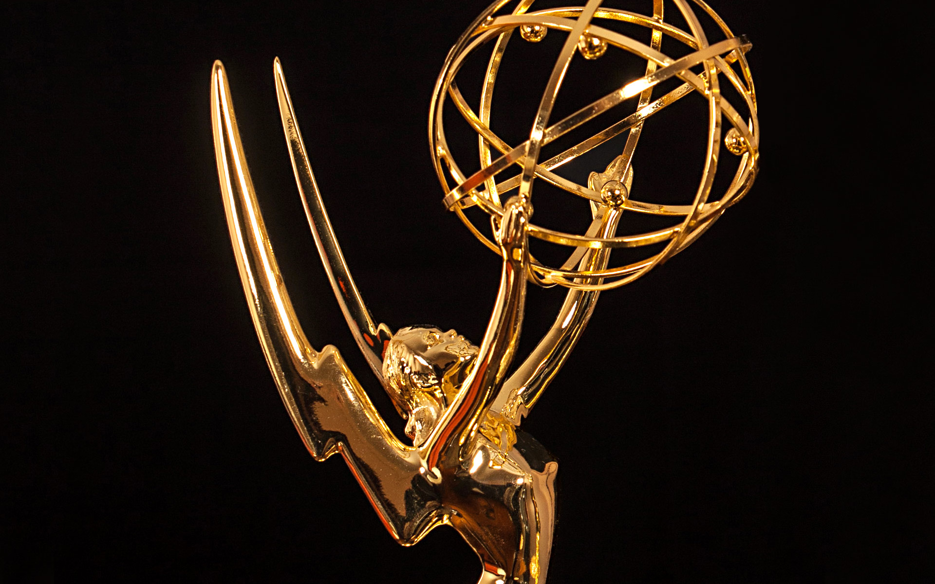 Emmy Award statue close-up