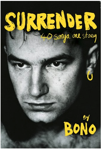 "Surrender" Book cover by Bono