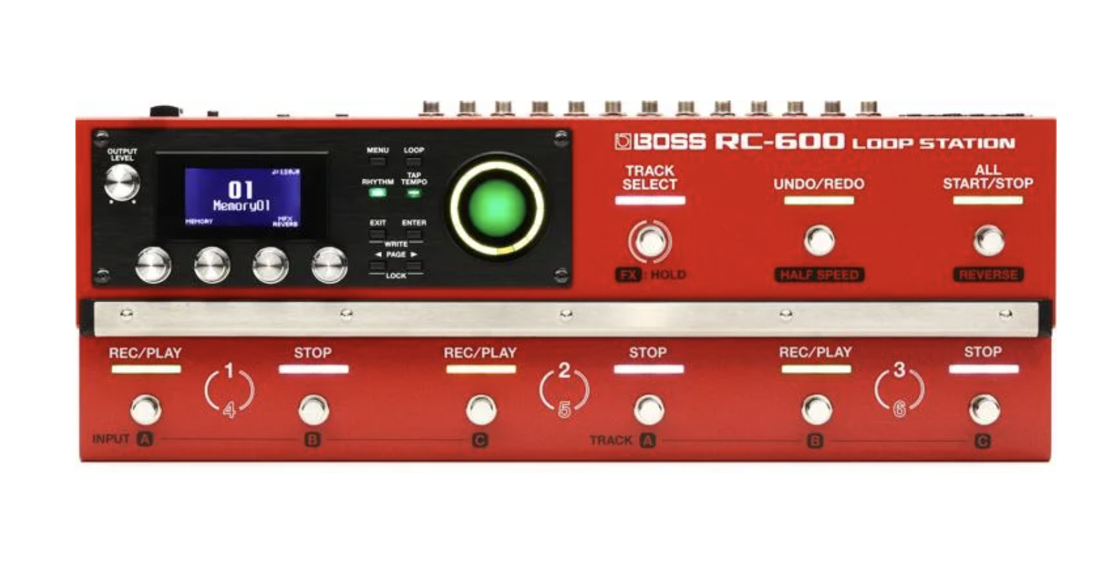 The Boss RC-600 Loop Station Looper Pedal, what Ed Sheeran used to use before he had a custom loop pedal built for him