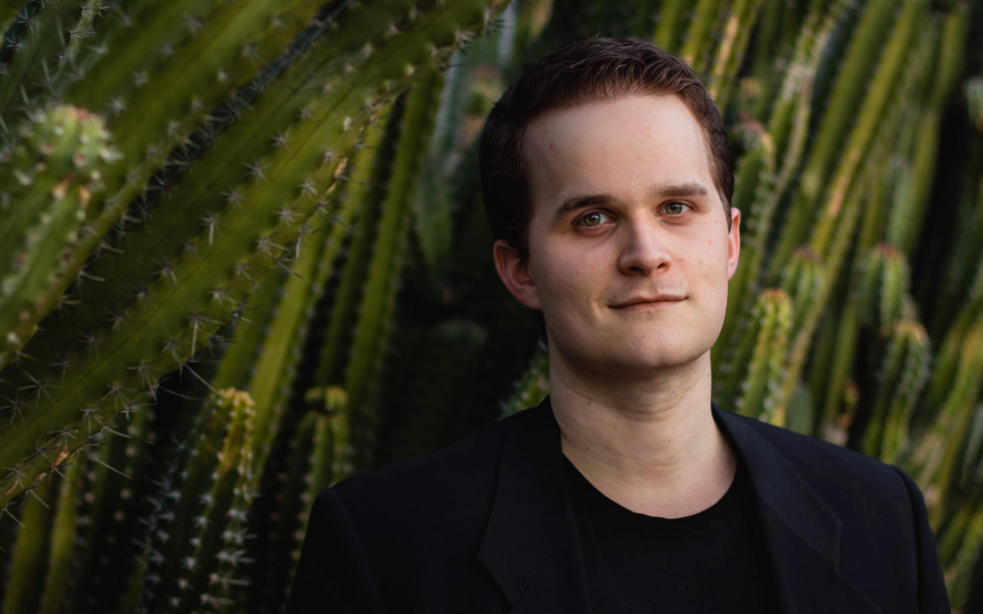 Berklee Online graduate and composer Nathaniel Harder is pictured.