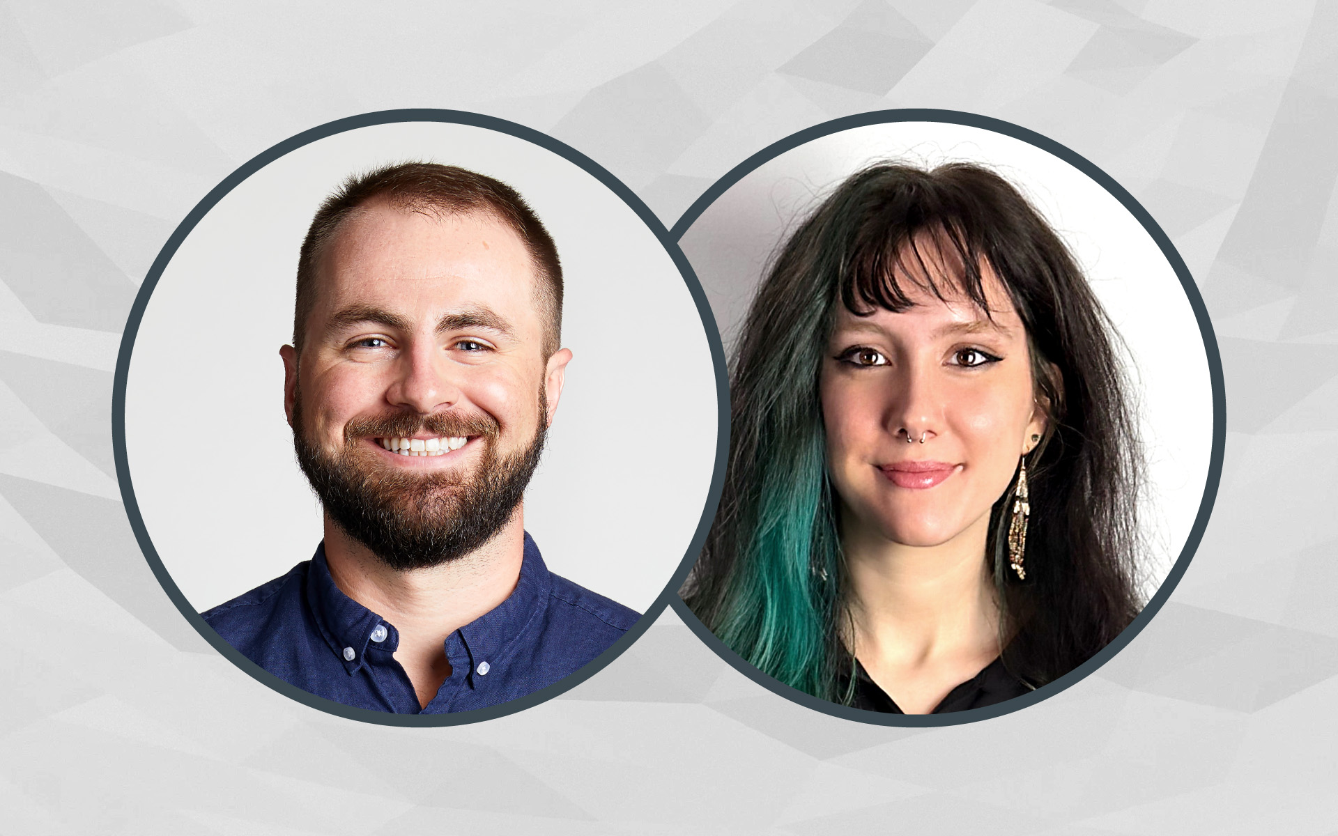 Berklee Online Academic Advisors Patrick and Marie are pictured, with their faces in small circles.
