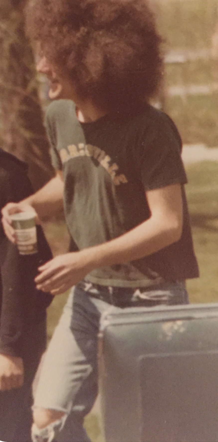Young Danny Morris on the day of the Cornell 5/8/77 Grateful Dead show