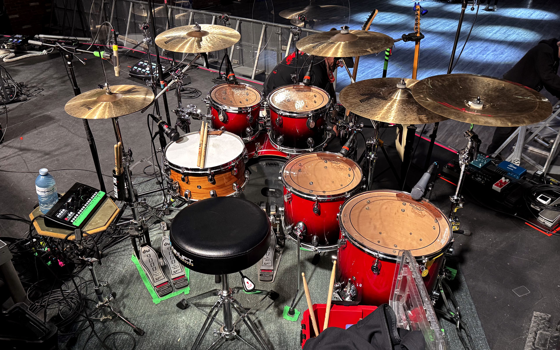 Dylan Charest's drum kit