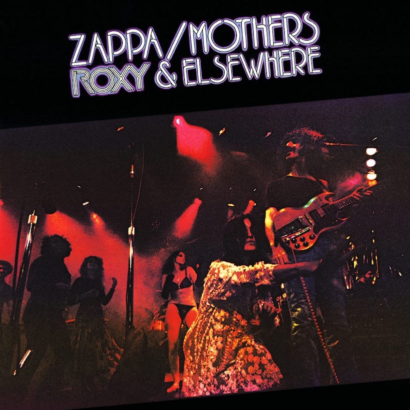 An image of the album cover for Frank Zappa and the Mothers of Invention's Roxy and Elsewhere album, which Wyner remastered.